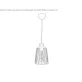 Metal hanging lamp Uvalde