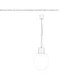 Metal LED hanging lamp Uvalde