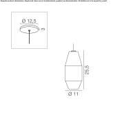 Metalowa lampa wisząca Weiding