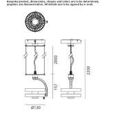 Lampa wisząca LED z odlewanego ciśnieniowo aluminium Sarina