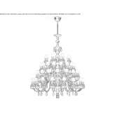 LED porcelain chandelier Westvale