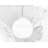Pendant lamp made of satin glass Kunvald