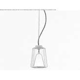 Hanging lamp made of glass and aluminum Thimeon