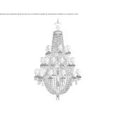 Porcelain chandelier Gytheio