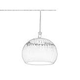 Ceramic hanging lamp Grosmont