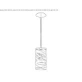 Lampa wisząca z dmuchanego szkła Kineta