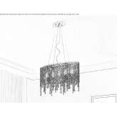 Glass pendant lamp Uvalde