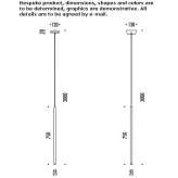 Metalowa lampa wisząca LED Haddon