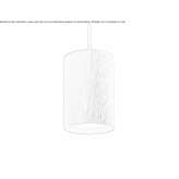 Dimmable oak LED hanging lamp Regoledo