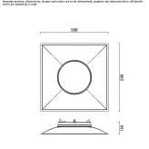 Lampa wisząca LED z ABS Arsta