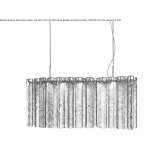 Glass pendant lamp Quarante