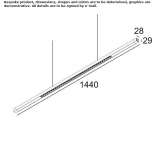 Metalowa lampa wisząca LED Crosby