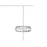 LED hanging lamp handmade from crystal Andreas