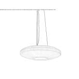 Cotton hanging lamp Ledyard