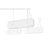 Acoustic hanging lamp Ferriera