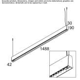 LED office hanging lamp Newel