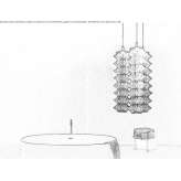 PVC hanging lamp Lesslie