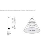 Halogen hanging lamp Solrod