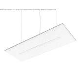 LED hanging lamp with acoustic fabric Munsing