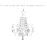 Porcelain chandelier Gytheio