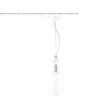 Porcelain LED hanging lamp Westvale