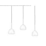 LED hanging lamp made of borosilicate glass Exloo