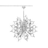 Handmade Murano glass chandelier Atlixtac