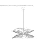 Metal hanging lamp Gelnica