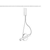 Metalowa lampa wisząca LED Fastaci