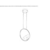 Metal LED hanging lamp Autol