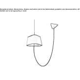 LED fabric pendant lamp Pitelino