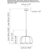 LED hanging lamp with dimmable function Xicotlan