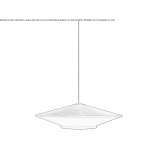 Velvet hanging lamp Rehon