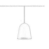 Pendant lamp Bergolo