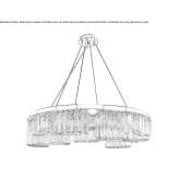 Szklana lampa wisząca Woergl