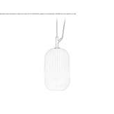 Glass pendant lamp Pilcaya