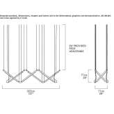 LED hanging lamp made of acrylic and aluminum Wurzen