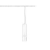 Metal LED hanging lamp Lany