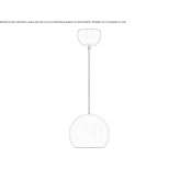 Metal LED hanging lamp Hazlov