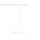 Metal hanging lamp Tranby