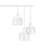 LED hanging lamp Embrun