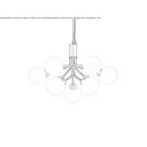 Glass pendant lamp Hetzles