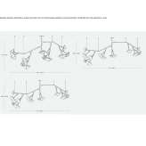 Metal LED hanging lamp with dimmable function Alvdal