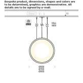 LED hanging lamp Chajari