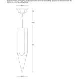 Ceramiczna lampa wisząca LED Bakewell