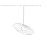 Swivel aluminum pendant lamp Recco