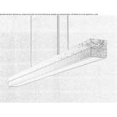 Dimmable LED hanging lamp (length 122 cm) Ahtopol