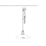 Crystal pendant lamp Pinetops