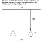 LED hanging lamp Dissen