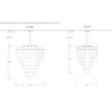 Metal LED hanging lamp Kalloni